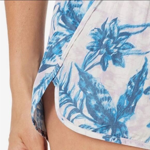 NWT Free People High Rise The Way Home Short Smocked Waistband Printed SZ Small - Picture 7 of 15